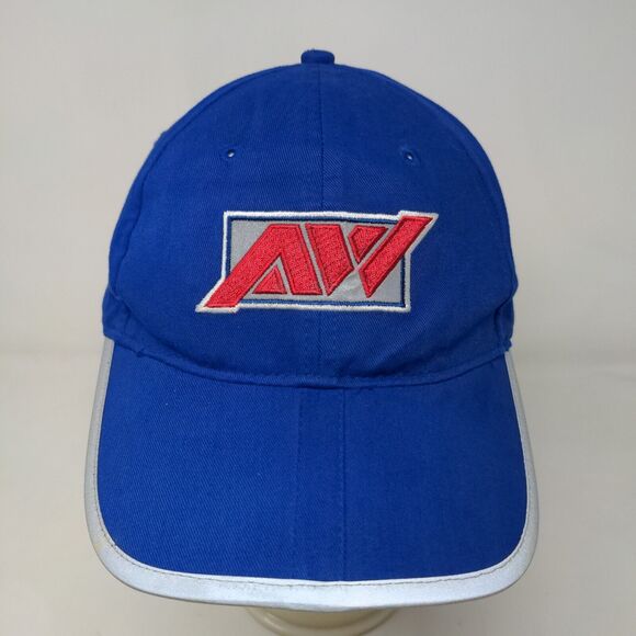 KC Caps Men's Strapback Hat Blue OSFA Embroidered Logo Foldable Bill - Picture 3 of 11